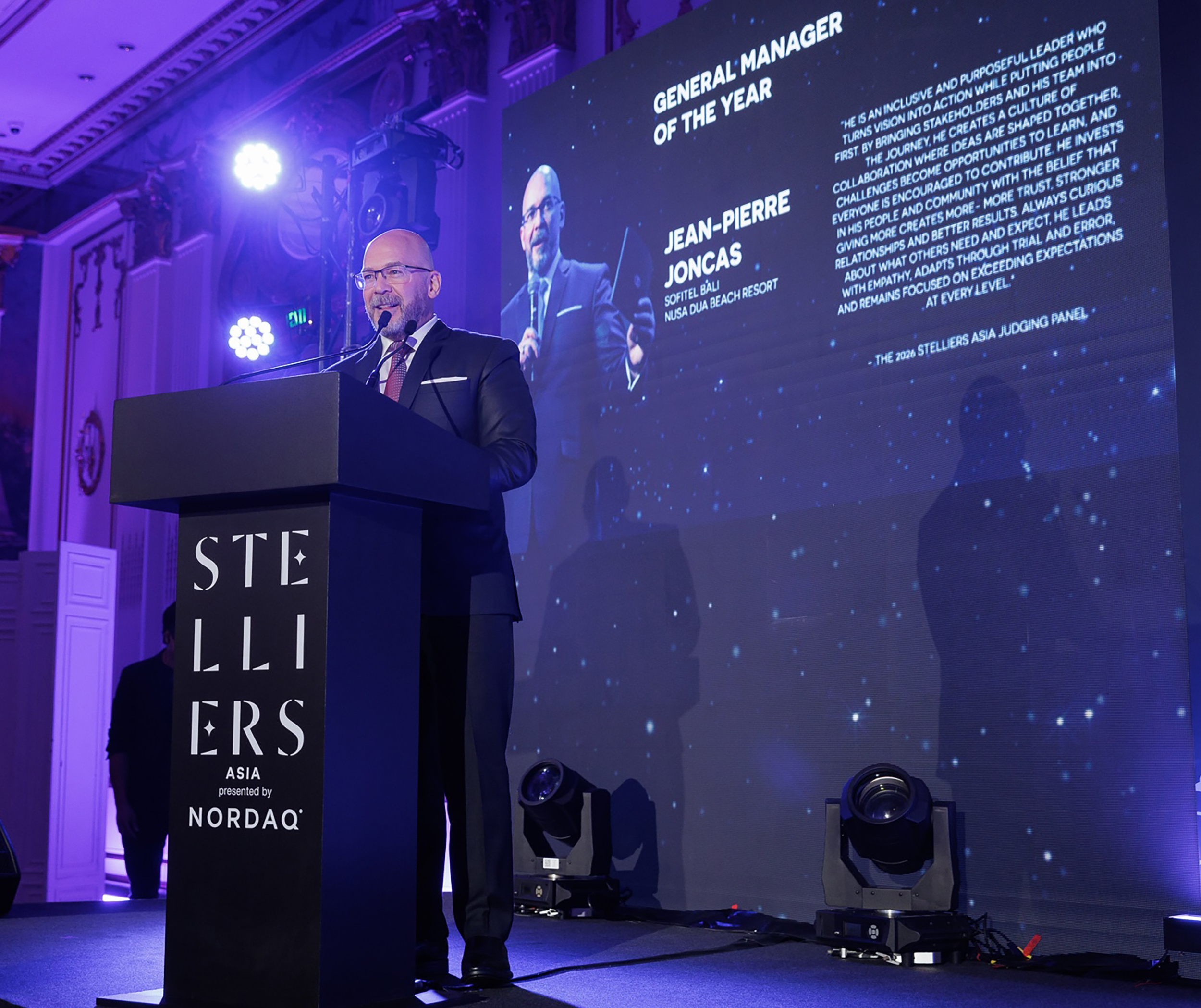 From Firefighter to Hotelier of the Year : Jean-Pierre Joncas Named Stelliers Asia 2026 General Manager of the Year